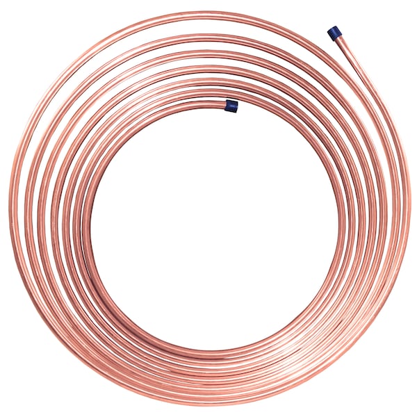 NiCopp Nickel/Copper Brake/Fuel/TransLine Tubing Coil, 3/8 x 25'